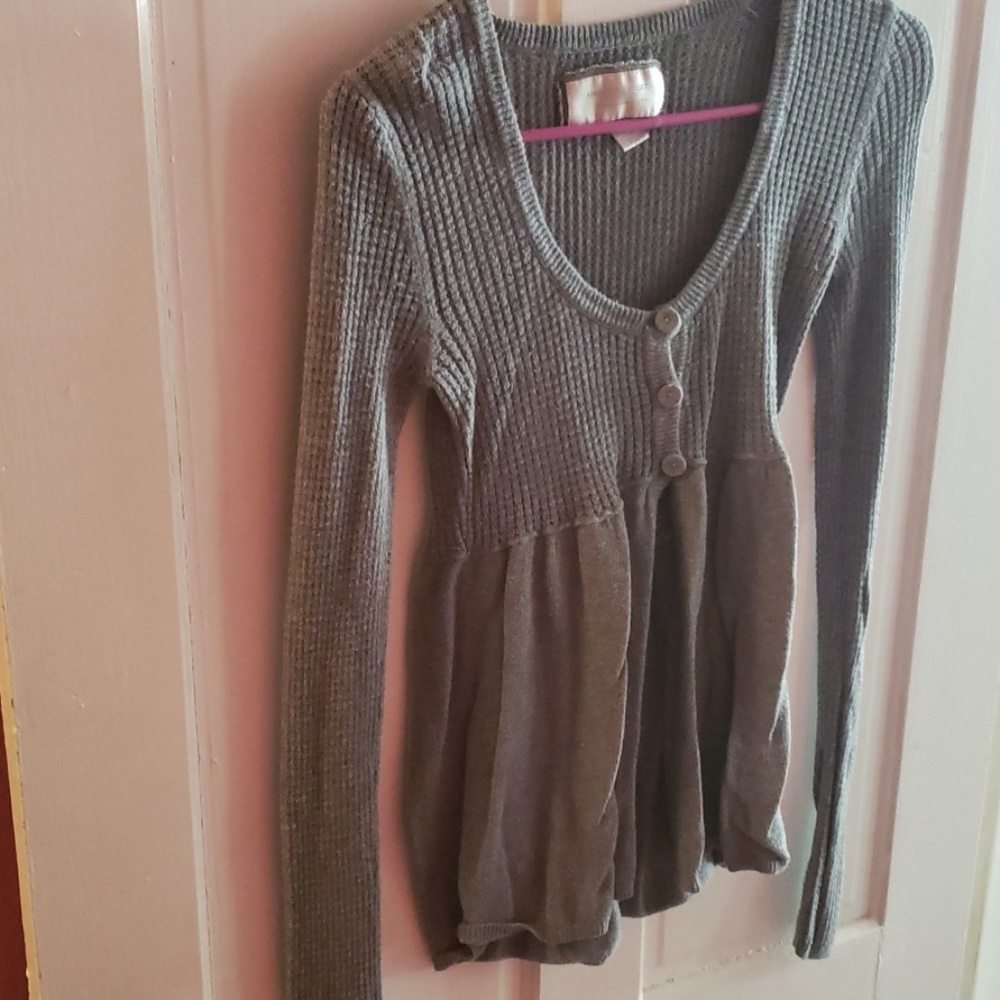 Gray sweater